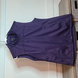 Baleaf Running‎ Utility Vest Women's Small Purple Full Zip with Pockets Size L